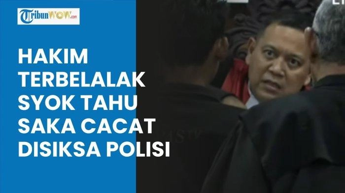 Video Mata Hakim Terbelalak Syok Lihat Tangan Saka Cacat Imbas Dianiaya Oknum Polisi Kasus Vina
