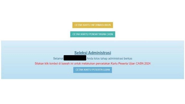 Cara Unduh dan Cetak Kartu Peserta Ujian SKD CPNS 2024