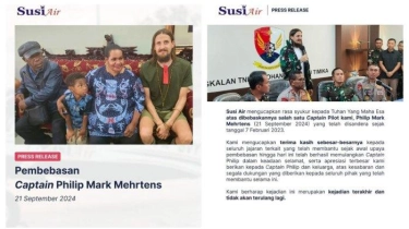 1,5 Tahun Jadi Sandera KKB Nduga, Pilot Susi Air Menangis Saat Video Call dengan Keluarga