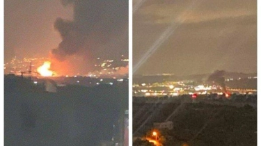 Roket Hizbullah Hajar Israel, Pangkalan Udara Zionis Terbakar, Warga Panik Cari Tempat Berlindung