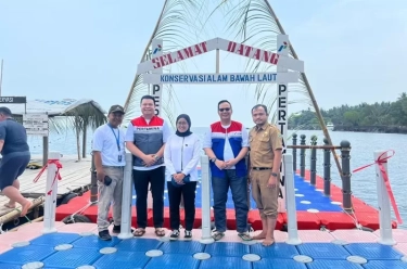Lestarikan Ekosistem Laut, PPN JBB FT Tanjung Gerem Transplantasi Terumbu Karang