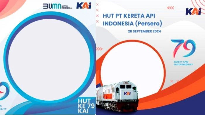 20 Link Twibbon HUT ke-79 KAI 2024, Beserta Cara Membuatnya