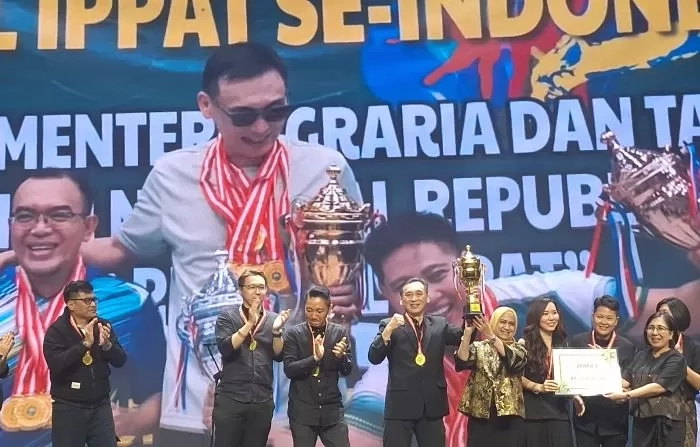 IPPAT Jatim Juara Turnamen Bulu Tangkis Nasional Antar Pengwil