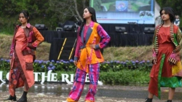 Gelar Fashion on the River, Pemkot Batu Populerkan Tempat Wisata Coban Talun.