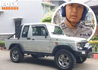Viral di Media Sosial, Polisi Tak Paham Jenis Mobil, Suzuki Jimny Caribian Dikira Ubah Bentuk dan Diberhentikan