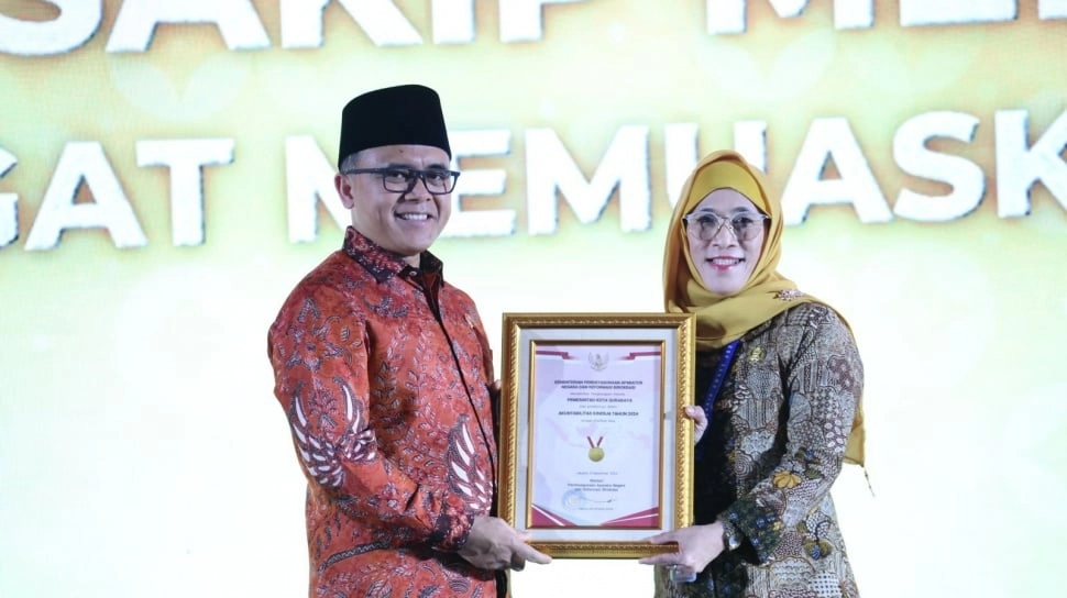 Jadi Kota Pertama di Indonesia yang Raih Predikat Teratas, Surabaya Raih SAKIP ''AA''