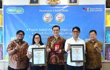 Gunakan Inovasi Teknologi Jerman dan Jepang, Produk Bayi PT MMI Catat Rekor Muri