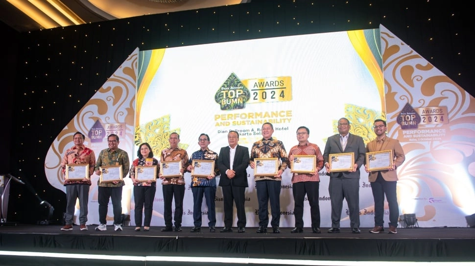 Jadi Role Model Sektor Petrokimia, Pupuk Kaltim Raih The Best State Owned Enterprise TOP BUMN Awards 2024