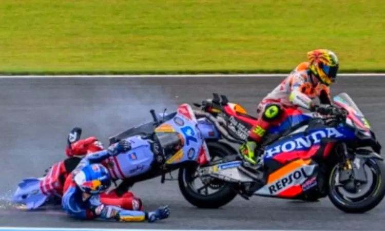 Alex Marquez Dijatuhi Sanksi Atas Insiden Crash Dengan Joan Mir Pada MotoGP Jepang 2024