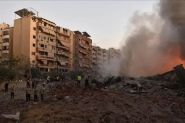 Gelombang Baru Serangan Udara Israel Targetkan Beirut Selatan