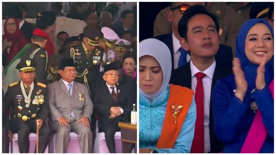 Posisi Duduk Prabowo Beda dengan Gibran, Netizen Malah Buat Meme