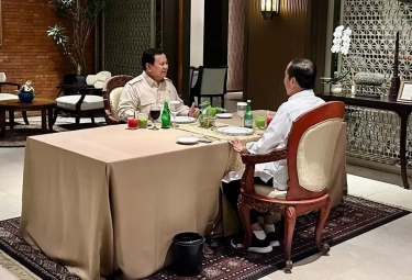 Ketua Harian Partai Gerindra Sufmi Dasco Ahmad Tak Menampik Pertemuan Prabowo-Jokowi di Plataran Senayan Bahas Susunan Kabinet