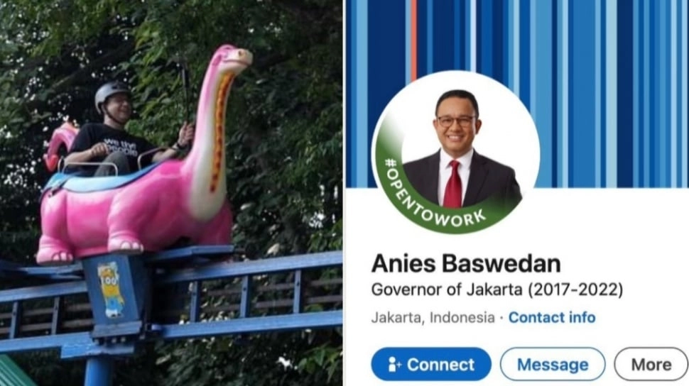 Aktivitas Anies Baswedan selama Jadi ''Pengangguran'', Update LinkedIn hingga Naik Pinky Dino