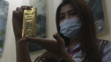 Harga Emas Antam Hari Ini Anjlok Jadi Rp 1.483.000/Gram