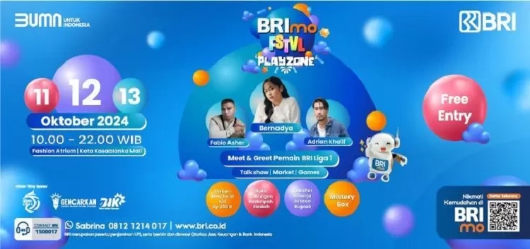 BRImo FSTVL Playzone Hadirkan Beragam Kegiatan Seru, Banyak Promo Hadiah Bagi Nasabah