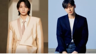 Curi Perhatian, Jeonghan dan Cha Eun Woo ASTRO Kompak Hadiri Konser SEVENTEEN RIGHT HERE di Goyang