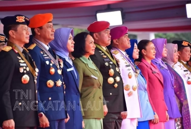 Potret Tiga Kepala Staf Kenakan Baret Pasukan Khusus di Apel Pengamanan Pelantikan Presiden dan Wakil Presiden