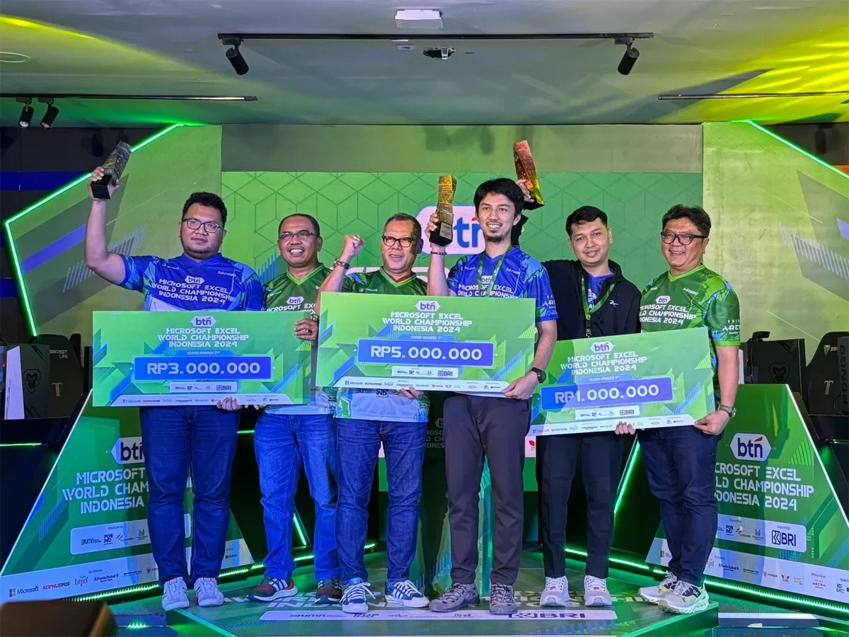 Perwakilan Pegadaian Ikuti E-Sport Edutainment Kelas Dunia, Microsoft Excel World Championship Indonesia 2024