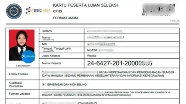 Ukuran Cetak Kartu Tes SKD CPNS 2024 yang Sesuai Aturan, Terakhir Hari Ini 15 Oktober 2024