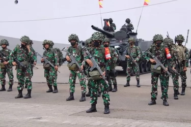 10 KRI dan 3.500 Prajurit Korps Marinir TNI AL Siaga Tanggulangi Adanya Potensi Gangguan Keamanan di Teluk Jakarta