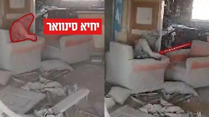 Klaim Tewaskan Pemimpin Hamas, IDF Rilis Video Sinwar Lempar Tongkat Sebelum Ditembak Tank Israel