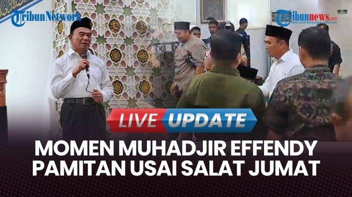VIDEO Momen Muhadjir Effendy Pamit ke Pegawai Kemenko PMK Usai Salat Jumat
