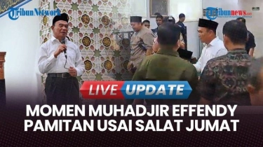 VIDEO Momen Muhadjir Effendy Pamit ke Pegawai Kemenko PMK Usai Salat Jumat