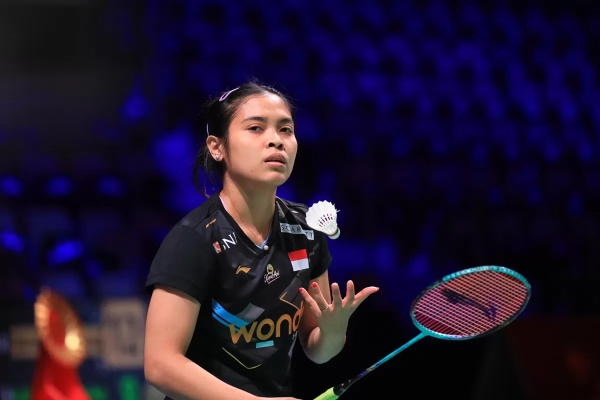 Detik-detik Tangis Gregoria Mariska Pecah Usai Alami Cedera, An Se-young Bantu Ambil dan Bereskan Raketnya