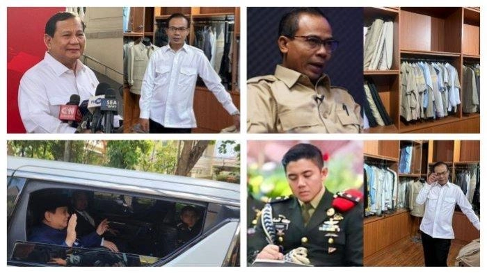 Jas Sederhana Ala Prabowo dan 9 Asisten Pribadinya Termasuk Mayor Teddy saat Pelantikan Presiden