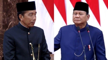Jokowi Tiba di Istana Merdeka, Prabowo Sempatkan Sapa Warga di Kawasan Sudirman