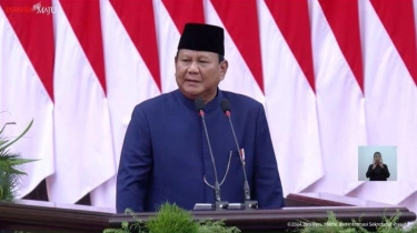 Sampaikan Pidato Perdana Berapi-api, Prabowo: Pemimpin Harus Bekerja untuk Rakyat