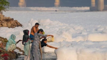 Ahli Nyatakan Sungai Yamuna yang Disucikan di India Mati Akibat Limbah Beracun