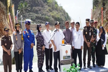 Wagub Jogja KGPAA Paku Alam X Resmikan Pelabuhan Perikanan Pantai Gesing di Gunungkidul