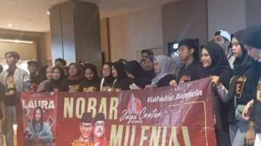 Sambil Nonton Bareng Film 'Laura', Milenial dan Gen Z 'Jaring Asmara' Pengunjung di Kalibata