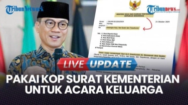 VIDEO Baru Sehari Dilantik, Mendes Yandri Susanto Pakai Kop Surat Kementerian untuk Acara Keluarga
