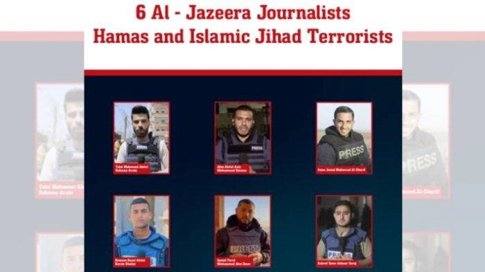 Modal Dokumen Abal-abal, Israel Labeli Enam Wartawan Al-Jazeera Sebagai 'Teroris Hamas dan PIJ'