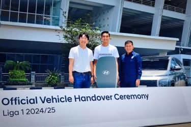 Hyundai STARGAZER Resmi Jadi Official Vehicle Partner Liga 1,Bentuk Dukungan Terhadap Sepak Bola Indonesia  