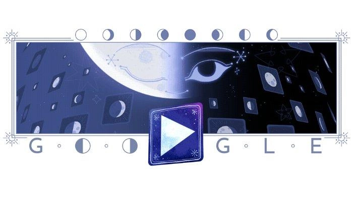 Cara Main Game Google Doodle Hari Ini, Susun Fase Bulan New Moon hingga Full Moon