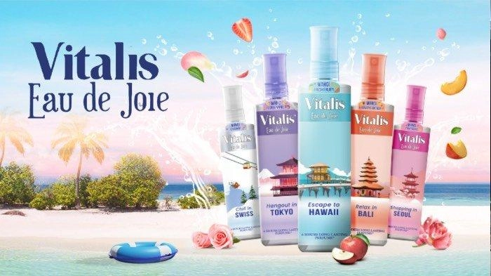 Wangi Segar dan Tahan Lama, Vitalis Eau De Joie Hadirkan Sensasi Liburan dalam 5 Varian!