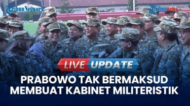VIDEO Retreat Kabinet di Akmil, Prabowo: Saya Tidak Bermaksud Membuat Anda Militeristik