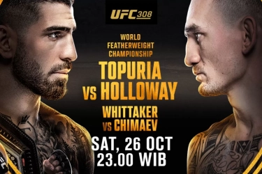 Jadwal Lengkap dan Prediksi UFC 308: Ilia Topuria vs Max Holloway, Duel Panas Perebutan Gelar Juara