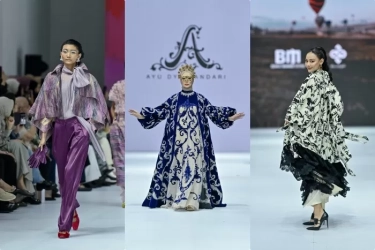 Kolaborasi dengan BM Tekstil, 3 Brand Lokal Tonjolkan Permainan Busana denhanTekstur dan Warna Cerah di JFW 2025