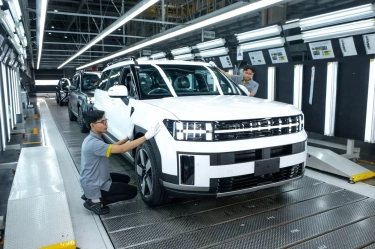 Sudah Dijual, HMMI Resmi Memulai Produksi Lokal Hyundai All New Santa Fe di Pabrik Cikarang