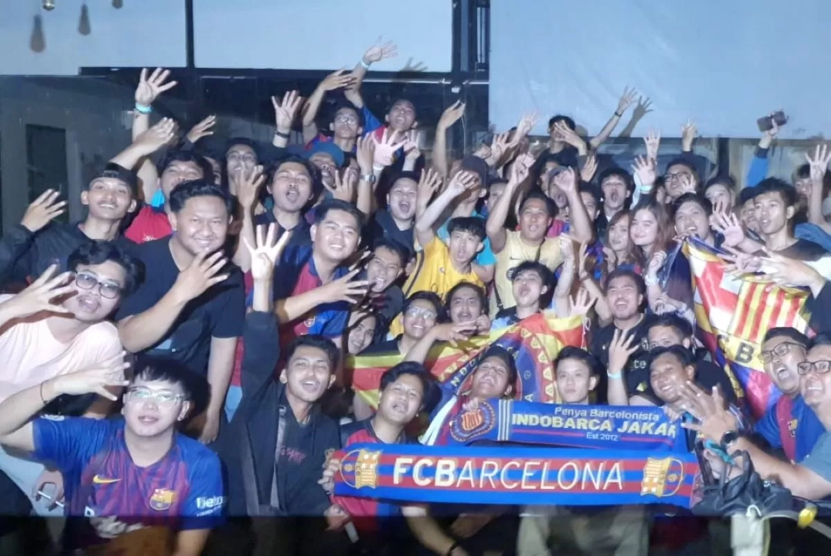 Barcelona Libas Real Madrid, Nobar El Clasico di Jakarta Membeludak dan Kondusif
