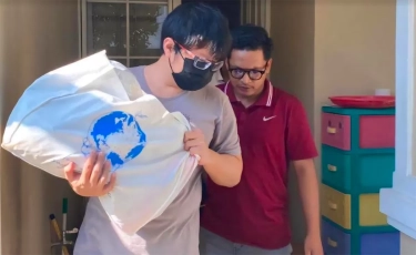 Pakai Kaos, Masker, dan Sandal Jepit, Ini Penampakan Ronald Tannur saat Ditangkap Penyidik Kejaksaan