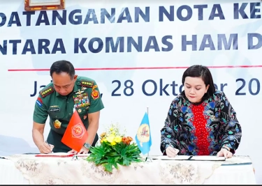 Belum Pernah Terjadi, Kini Komnas HAM dan TNI Sepakati Nota Kesepahaman Pemajuan dan Perlindungan HAM