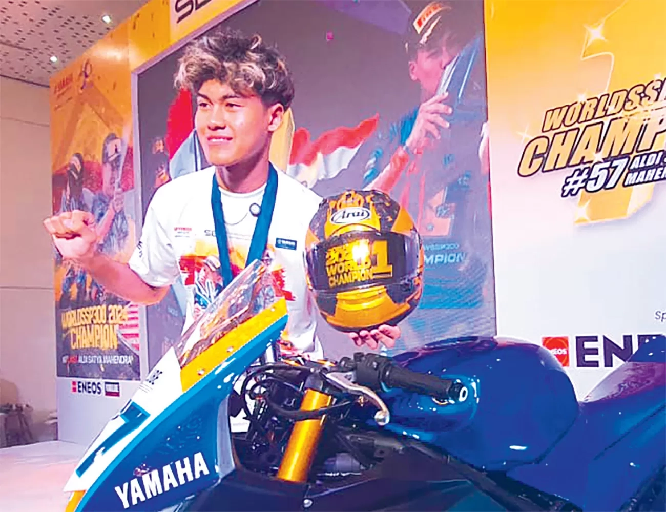 Sumpah Pemuda 2024: Aldi Satya Mahendra, Juara Dunia World Supersport 300