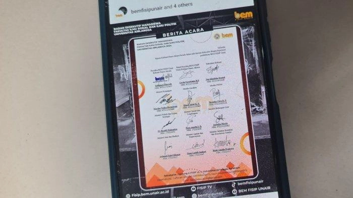 BREAKING NEWS: Dekanat FISIP Unair Resmi Cabut Pembekuan Kepengurusan BEM FISIP