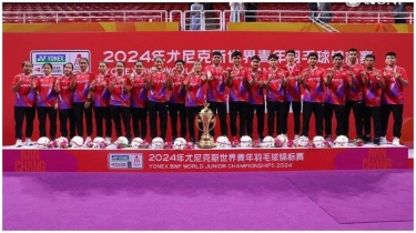 Juara World Junior Championships 2024 Terima Bonus, Daftar Peraih Penghargaan Piala Suhandinata