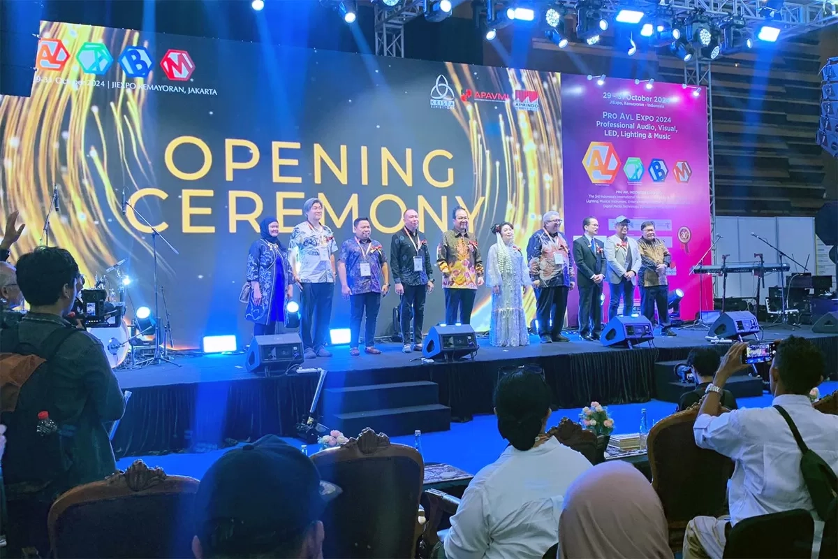 Pameran Industri Audiovisual PRO AVL 2024 Resmi Dibuka di JIEXPO Kemayoran, Diikuti 90 Peserta Dari 10 Negara